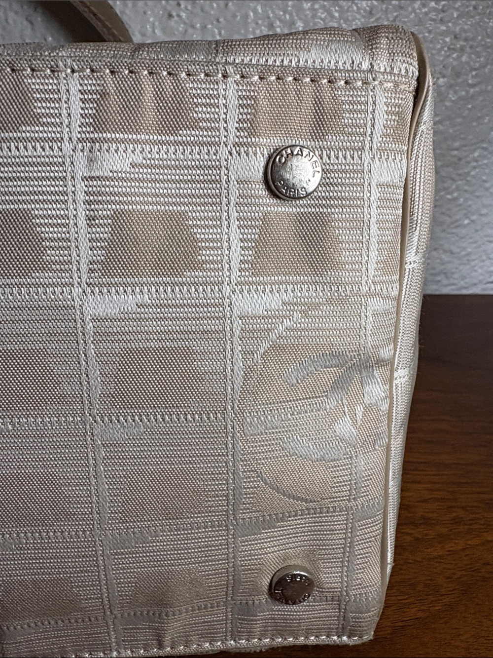 Chanel Travel Ligne Tote Bag - Neutral - Picture 6 of 16